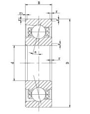 Single Row Angular Contact Ball Bearing