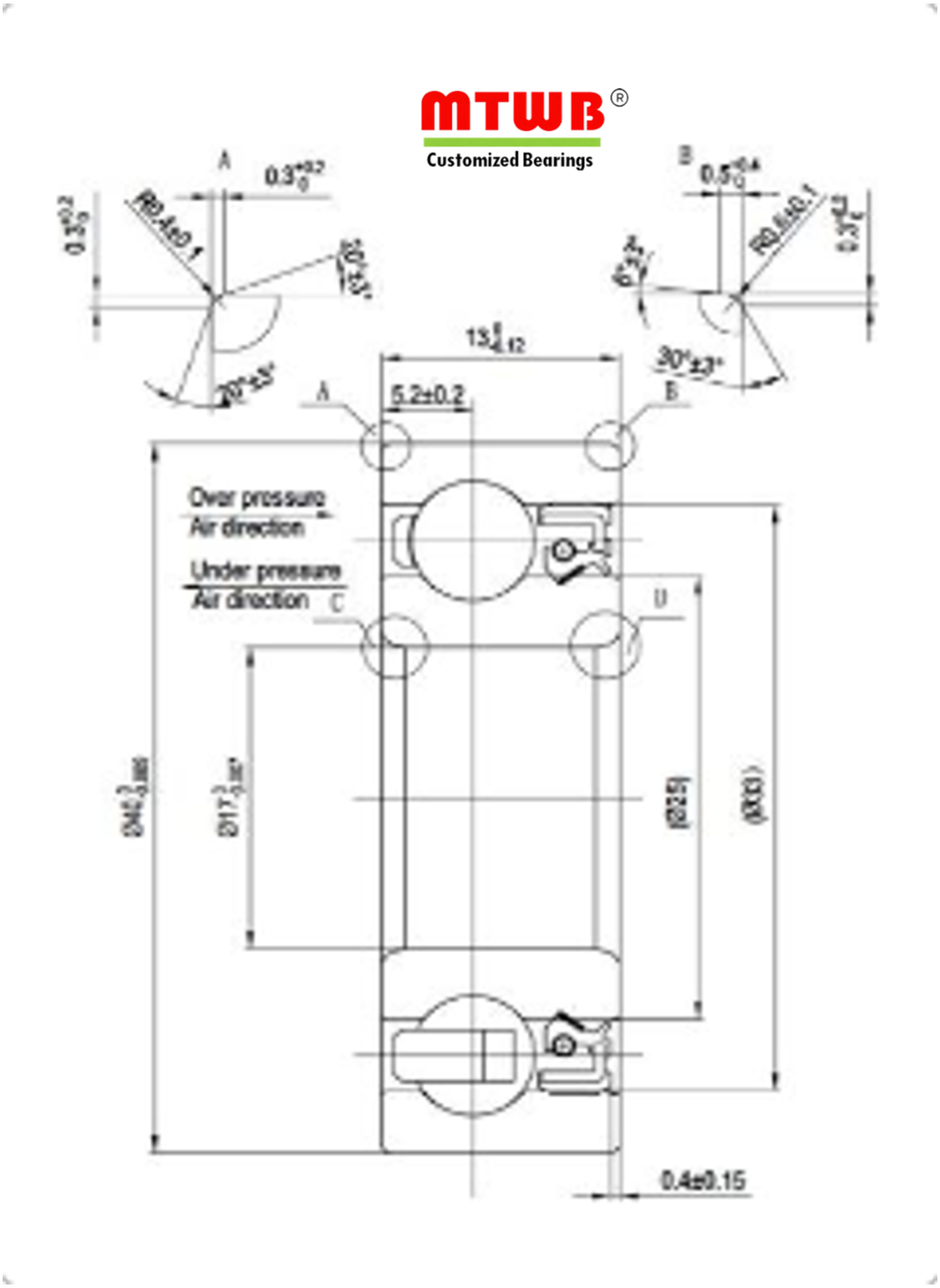 محمل الأدوات اليدوية الكهربائية 6203 W13 FvLy TN9 A3 C3 V2 L10-6 لأداة العمل الخشبي الكهربائية HUSQVARNA