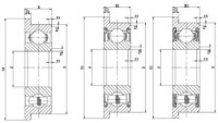 Metric Series Flanged Bearing